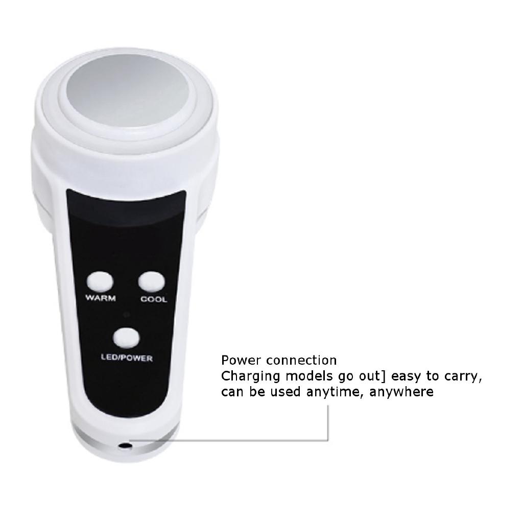 Hot Cold Hammer Cryotherapy Face Lifting Skin Rejuvenation Spa Facial Massager Electric anti aging Skin Tightening Device