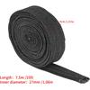 7.5m Hydraulic Hose Sleeve, Black Denim Protective Sleeve, Protective Sleeve Hydraulic Hose Sheathing for Welding Torch Hydraulic Hose
