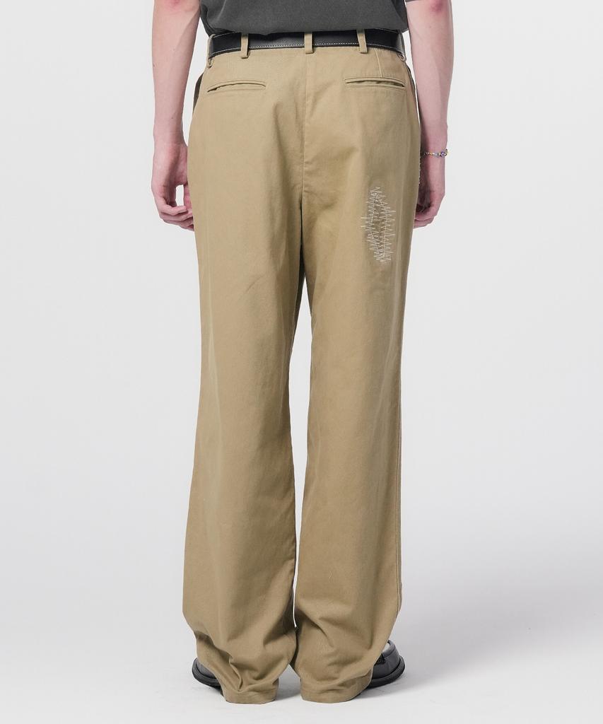 Honguseong Workwear Repair Chino Pants_Beige