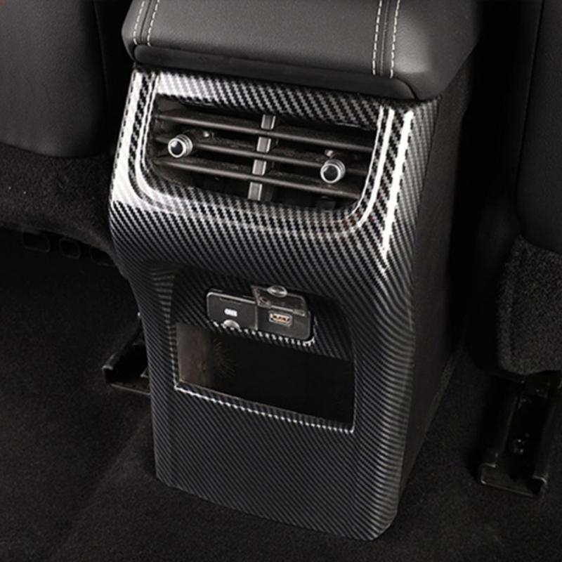 ABAIWAI For GWM WEY Tank 300 Tank300 2024 Car Accessories ABS Rear Armrest Air Vent Outlet Cover 1PC