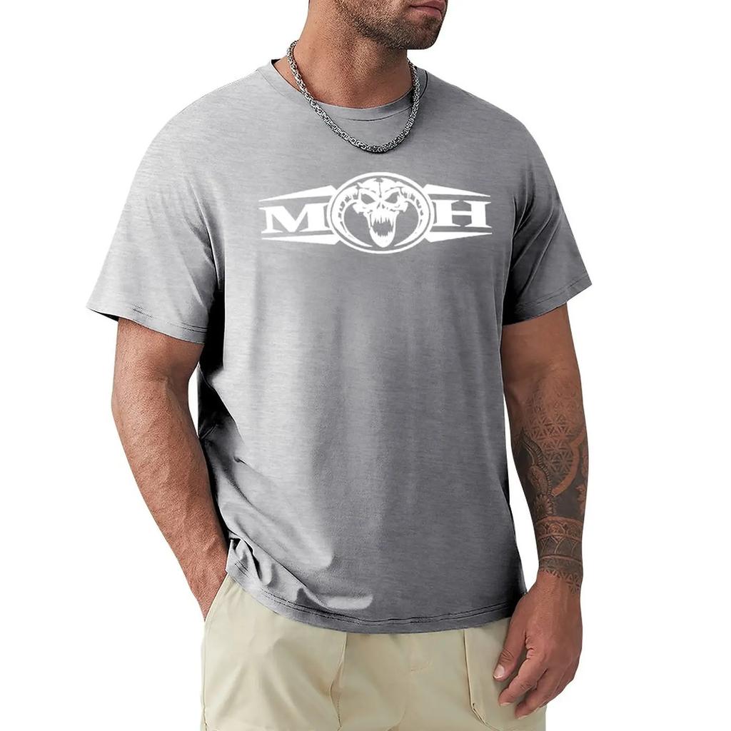 2024 Men's Casual Black T Shirt Summer Short Sleeve Oversized T Shirt