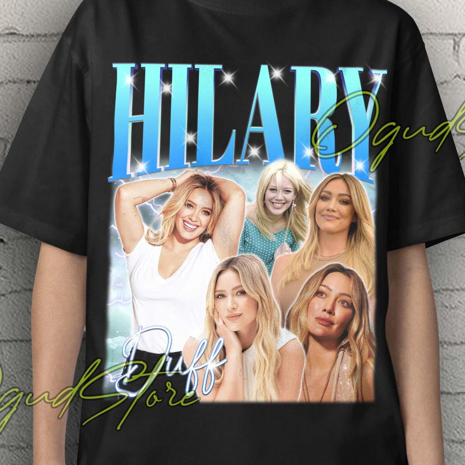 Hilary Duff Shirt, Hilary Duff Tshirt, Hilary Duff Sweatshirt, Hilary Duff Meme Tees, Hilary Duff Funny Shirt, Hilary Duff Retro Clothing S