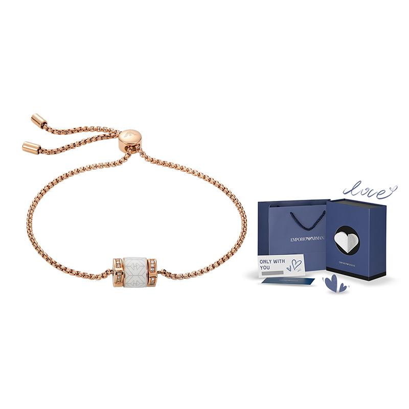Emporio Armani Fashion Beaded Waist Chain Bracelet Women bracelet EGS2829221