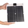 15W*4 5V12V Solar Panel Car Battery Charger with USB DC Chain Output Ports Portable Waterproof