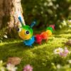 Funny Caterpillar Ornament Metal Craft Home Decor Rust-Resistant Mini Insect Model  Unique Gift