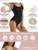 Women's Seamless Shaping Bodysuit: Open Crotch, Abdomen Control, Hip-Lifting, and Shaping Sling.