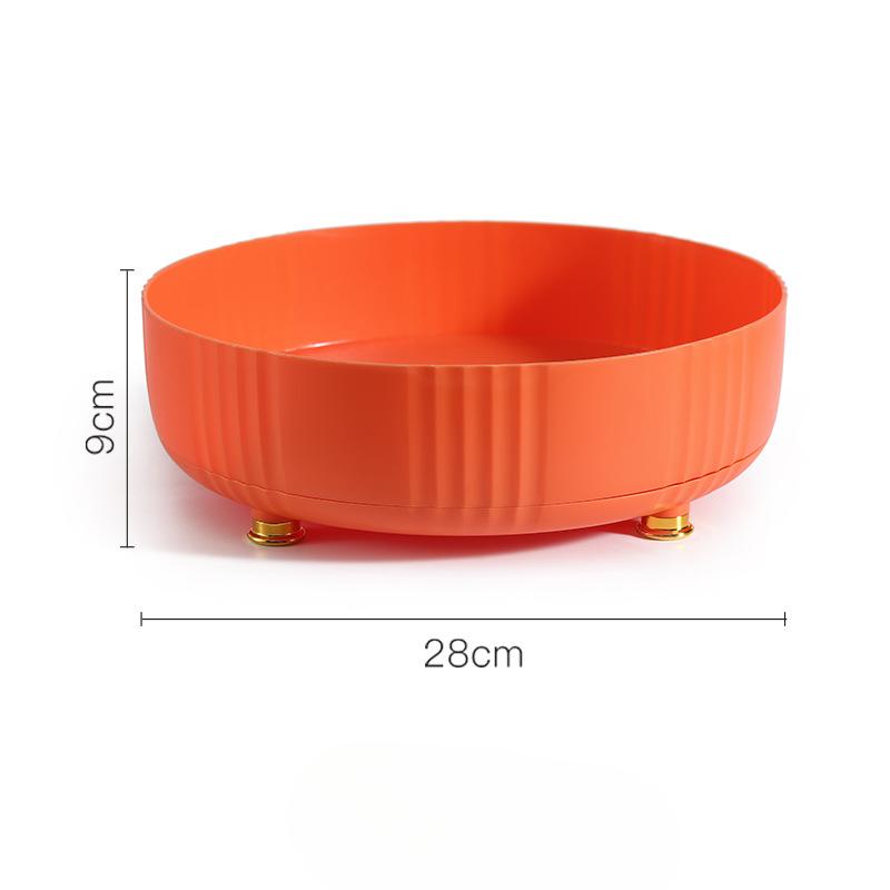 

Multi-functional Condiment Storage Rack for Soy Sauce Vinegar and Cosmetics Vitality Orange