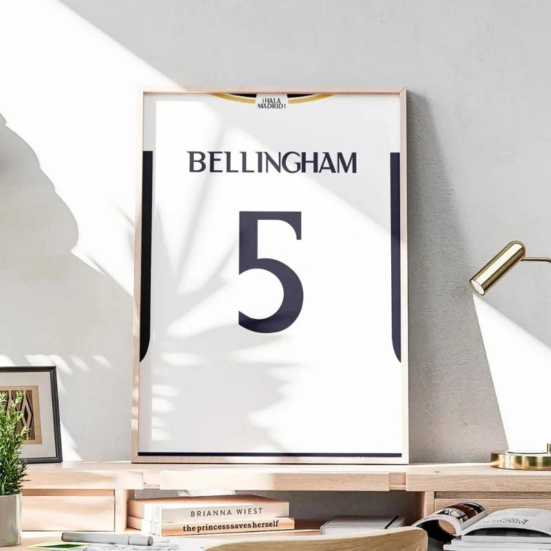 2024 Season Canvas Posters Football Jersey Sports Star Signs Wall Decor Ideal for Fans and Room Aesthetic Decor