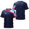 T-shirt da uomo 2025 Estate ping pong viaggio, top badminton, asciugatura rapida ad alte prestazioni estiva, comoda e fresca T-shirt