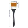 6 Sizes Nylon Hair Wooden Handle Watercolor Paint Brush Pen Learning DIY Oil Acrylic Painting Art Paint Brushes Supplies