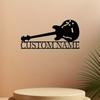 Custom Guitar Metal Wall Art - Personalized Steel Decor for Music Lovers, Home Gift & Wall Sculpture