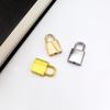 1Piece Metal Bag Lock Square Padlock Closure Clasp Buckle Luggage Lock Clasp Diy Bags Handbags Hardware Decorative Accessories