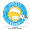 ABS Outdoor Kite Line String Winder Grip Wheel Flying Tools 20cm Wheel with 200M Line(20cm Yellow Wheel 200m Wire )