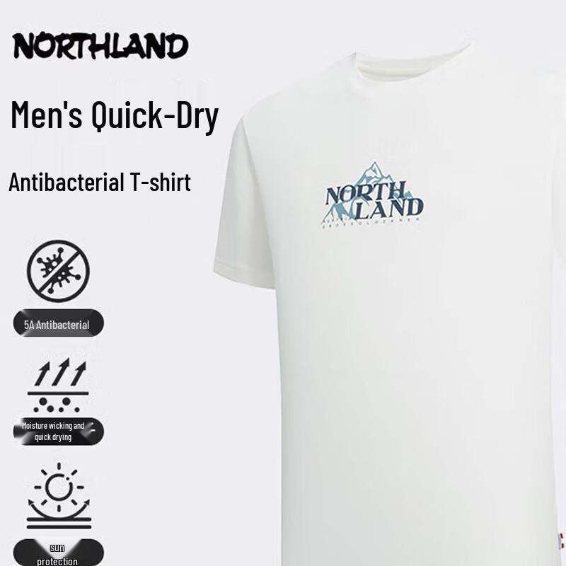 Northland Men's Quick-Dry Round Neck Short Sleeve T-Shirt NTSFT5422S