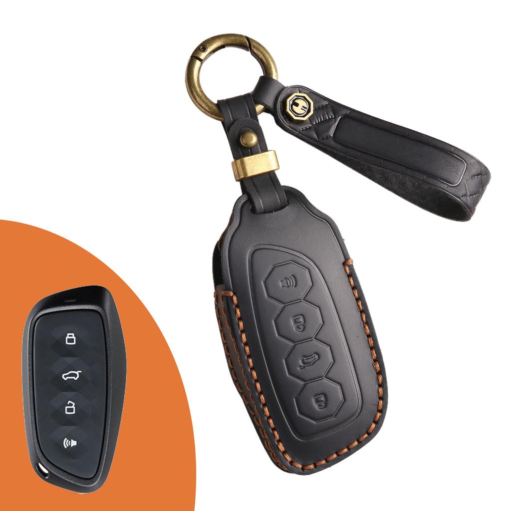 Anwendbar auf Haval zweite Generation Big Dog Schlüsselset 23 göttliche Bestien 2023 Harvard Kugou Auto Xiaolong max Schale Schnalle echtes Leder