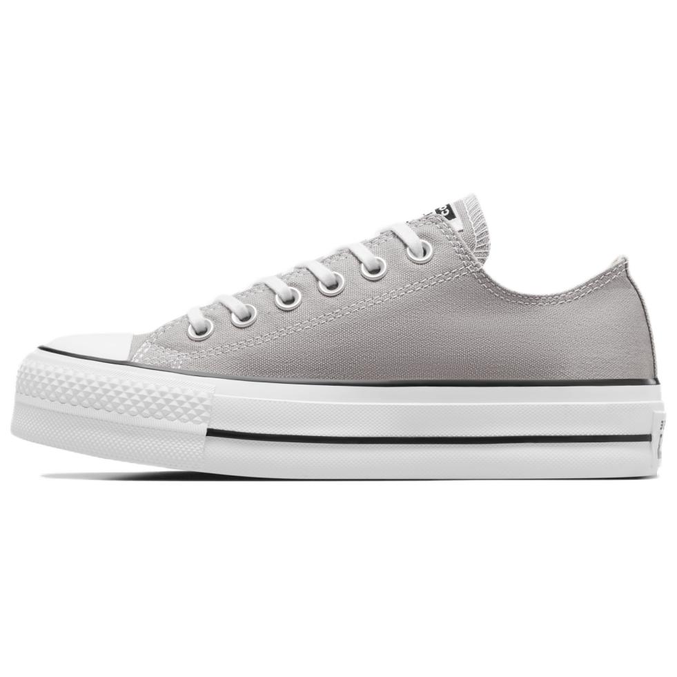 Converse Chuck Taylor All Star Lift Comfortable Versatile Low Top Canvas Shoes Women sneakers Gray A07573C