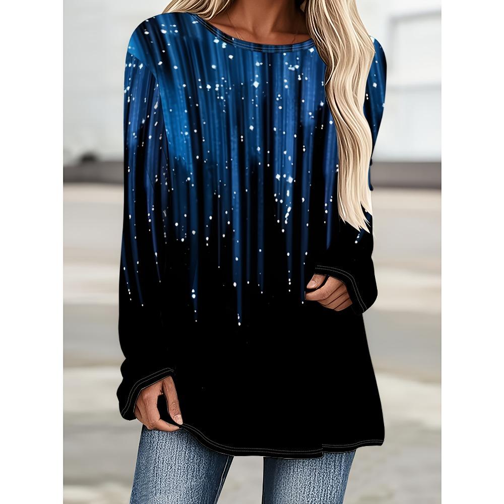 Модный Градиентный Принт Звездное Небо Тай-дай S