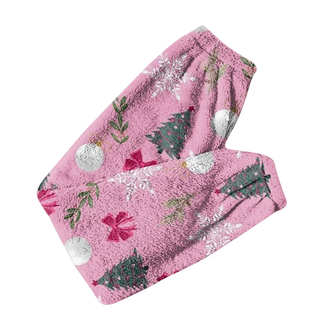 Herren Flanell Taschen Freizeithose, Bedruckte Taschen Freizeithose, Schlafhose für Zuhause