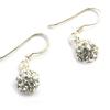 Les Trésors De Lily [N2986] - Silver Earrings 'Sissi' Silver White - 6 Mm