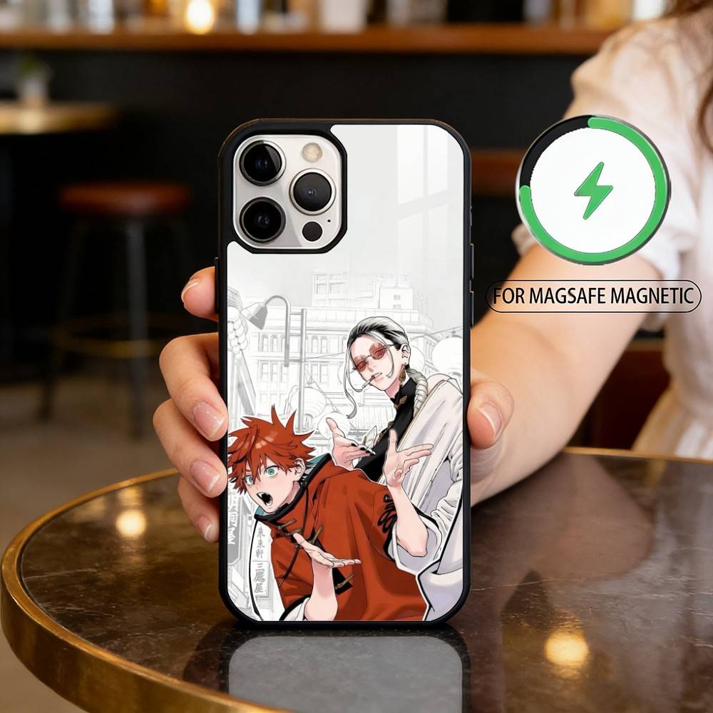 C-Comics G-Gokurakugai Phone Case For iPhone17,16,15,14,13,12,11 Plus,Pro Max Magnetic For Magsafe Wireless Charging