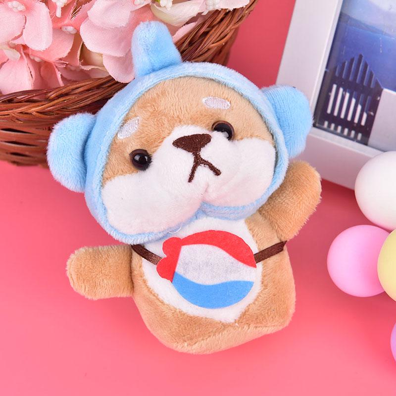 1 Pcs Cute Shiba Inu Plush Pendant Creative Car Keychain