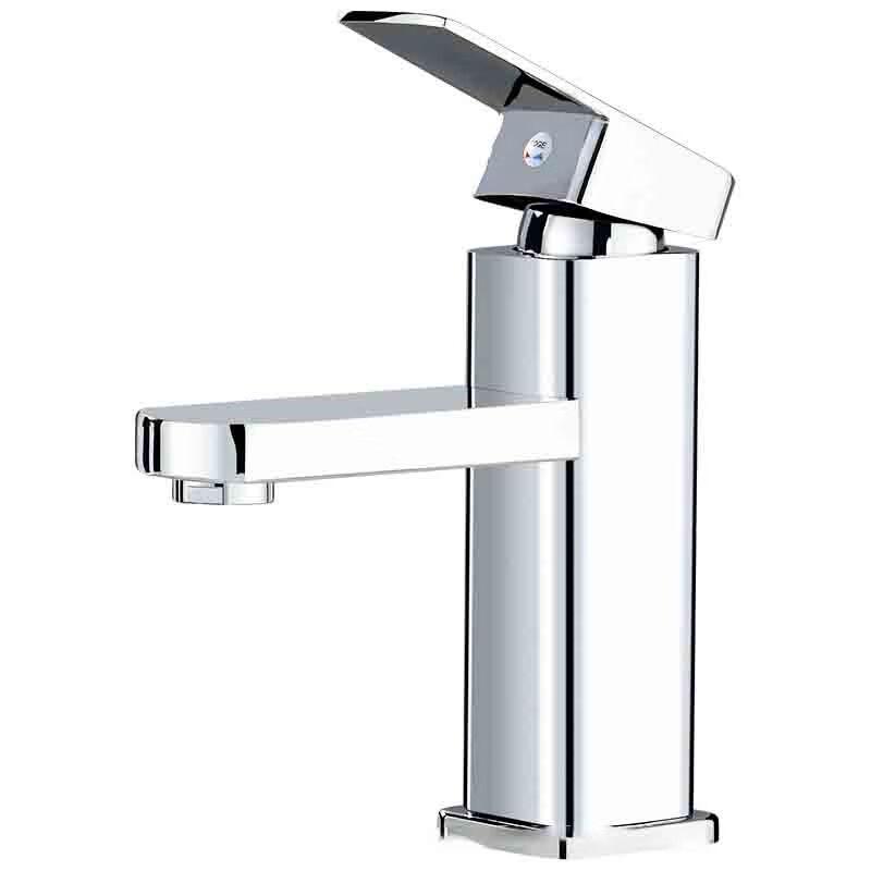 Abdo Square Brass Bathroom Basin Faucet