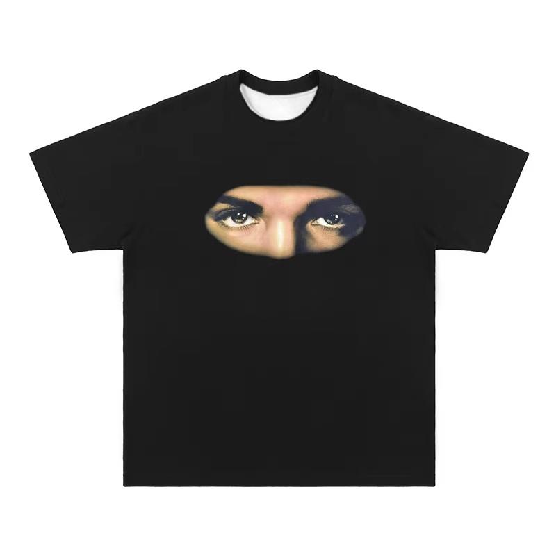 2025 Summer New Drake Vintage Tee Drake Vintage Hip Hop Rap American Men's Fashion Casual Short Sleeve Quick Dry T-shirt