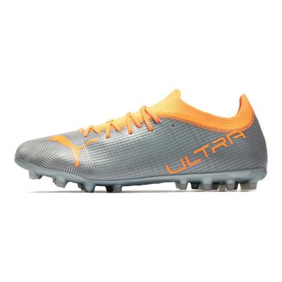 Ultra 2.4 Round Toe Comfortable Low Top MG (Rubber Short Studs) Artificial Turf Soccer Shoes Men Soccer Shoes Gray Orange 106725-01