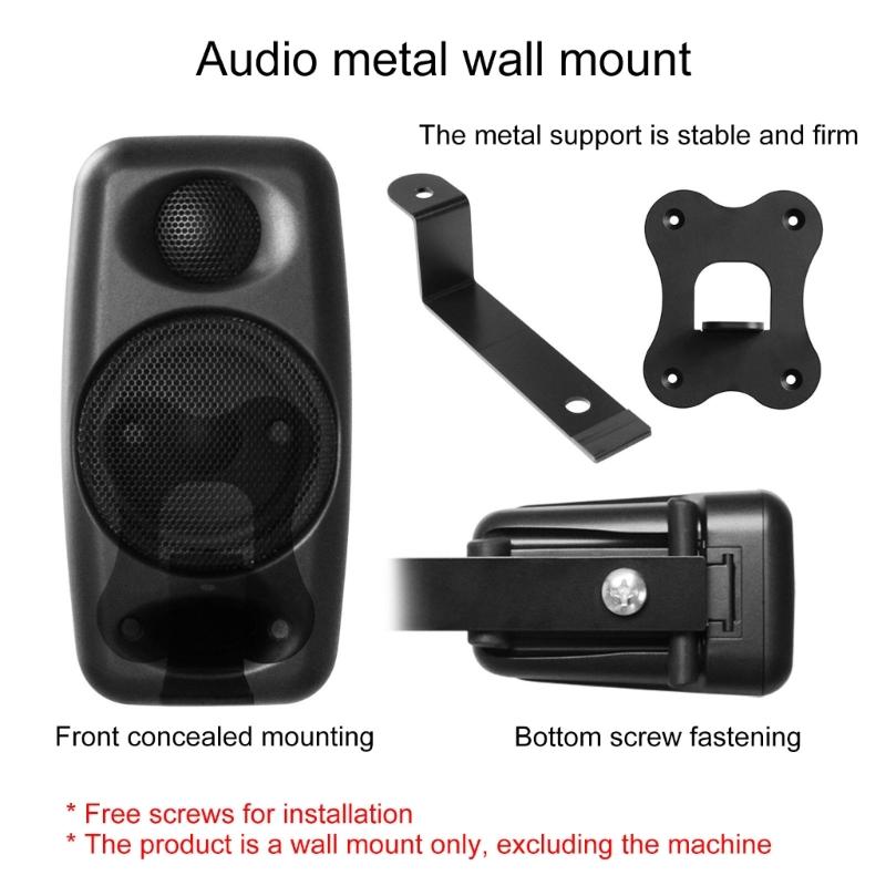 Heavy Duty Speakers Wall Mount Bracket Support Speakers Wall Stand Speakers Holder Wall Mounting for Ik iloud mm