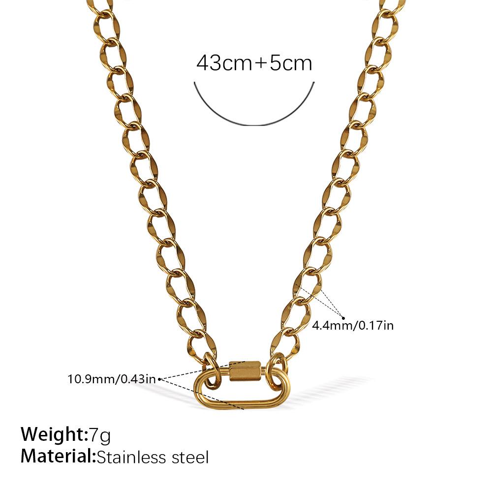 Japan And South Korea Fashion Niche Bracelet Necklace Women'S Personality Design Versatile Jewelry Does Not Fade Popular Trend