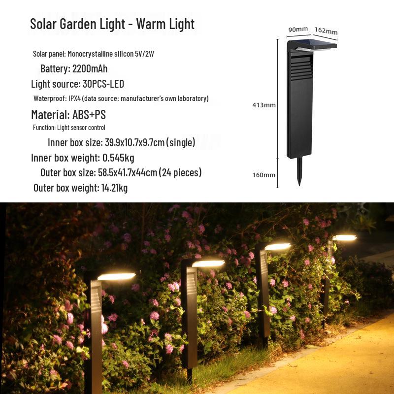 

Solar Courtyard Lights: Waterproof Outdoor Landscape Lights for Gardens, Villas, and Parks Solar Lawn Light
