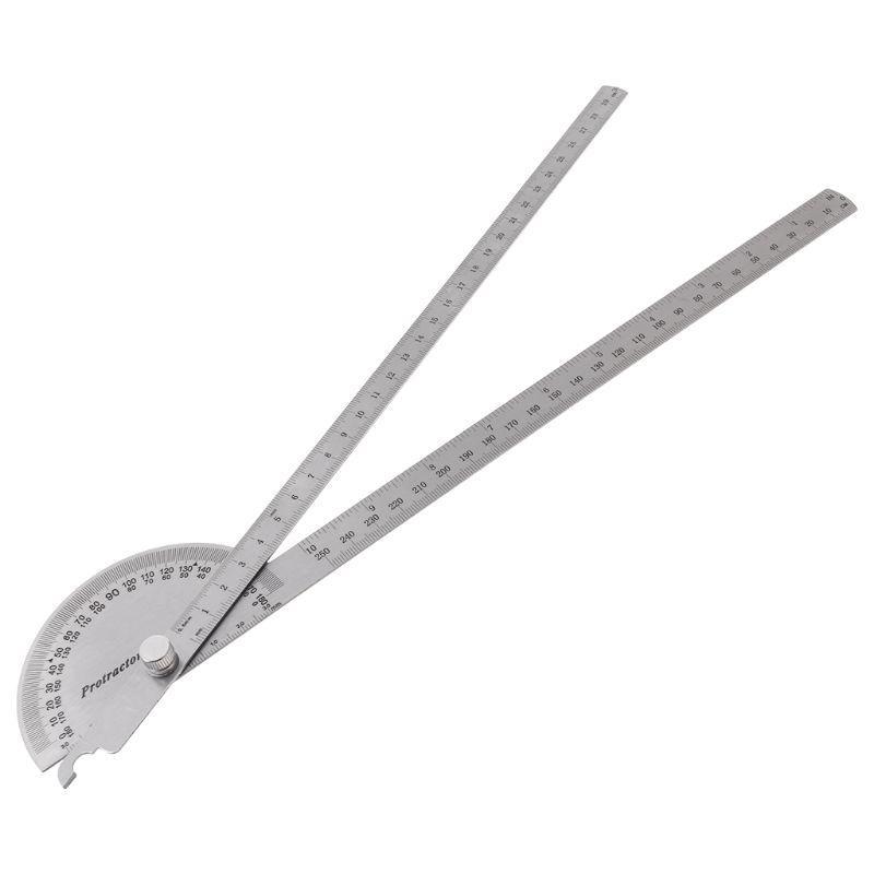 Ruler Vernier Universal Bevel Protractor DIY Ruler Gauges Woodworking Measuring Finder Ruler Tool белый