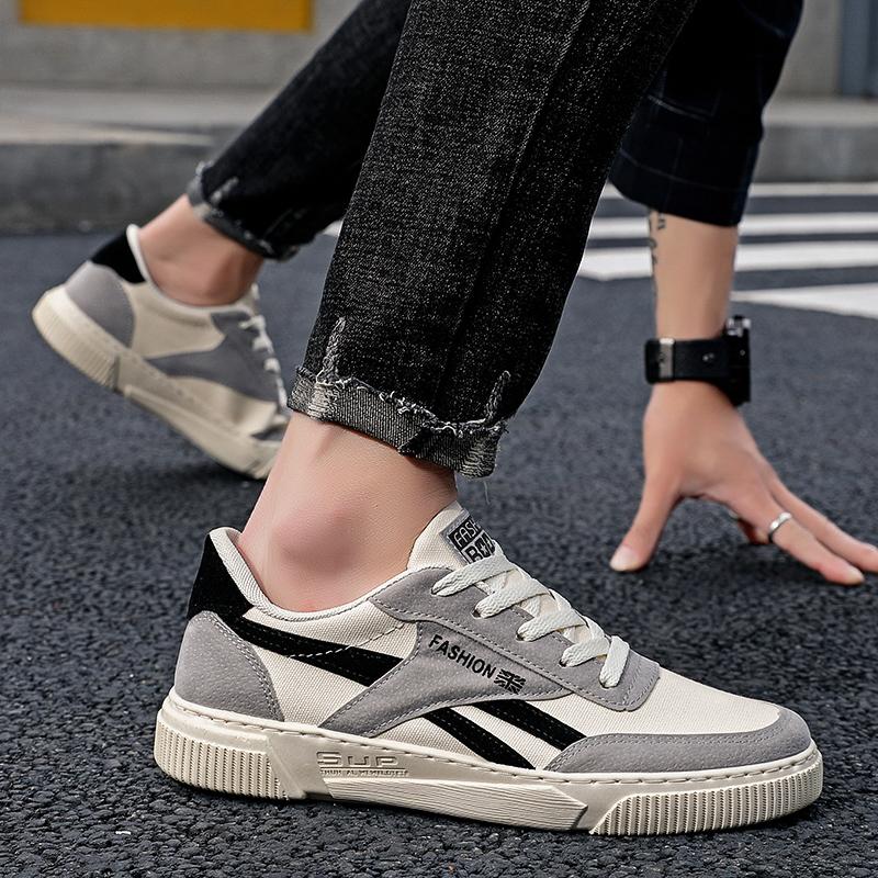 New Men Shoes Casual Fashion Male Sneakers Leather Outdoor Running Non-Slip Designer Luxury Student  Summer Tennis Loafers