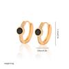 Gold Multi-Style Zircon Hoop Earrings for Women