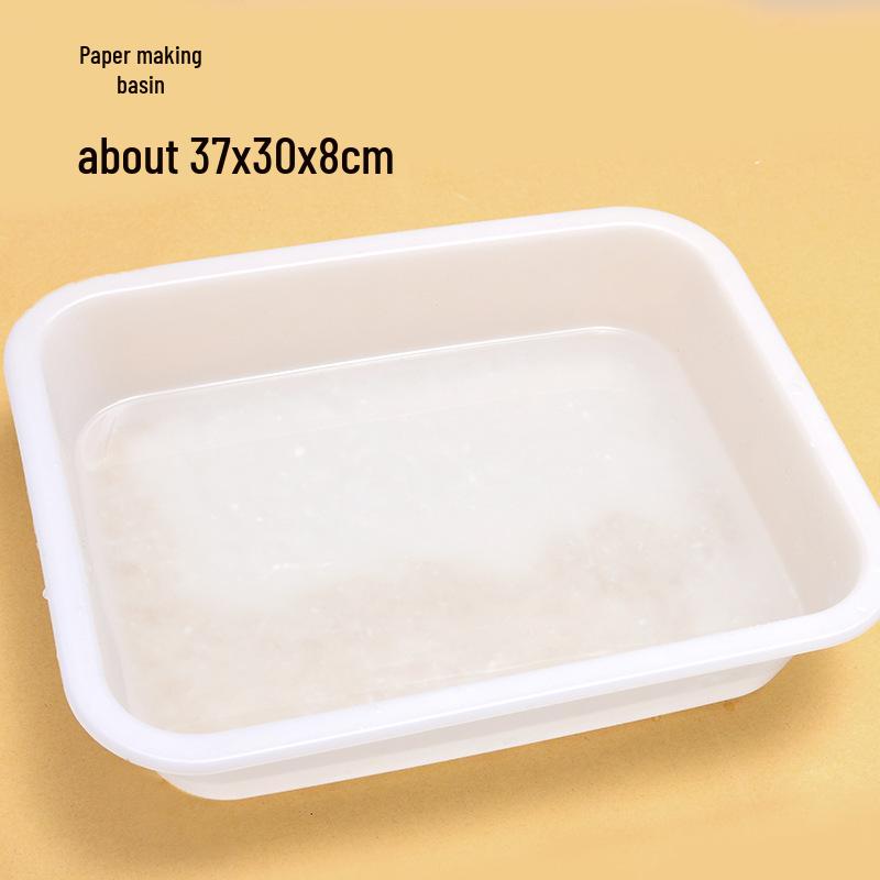 Pine Wood DIY Papermaking Frame for Children - Handmade Pulp Painting Net