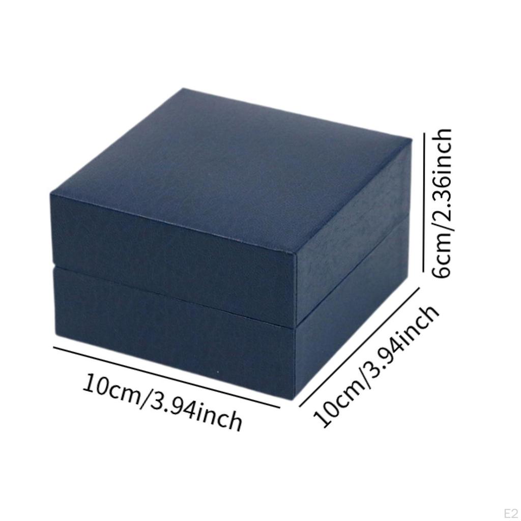 Single Watch Gift Box Mens Case Anniversary Lightweight Compact Elegant Jewelry Storage