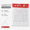 Acrylic Snowflake Ice Strips Hanging Christmas Tree Decoration Set