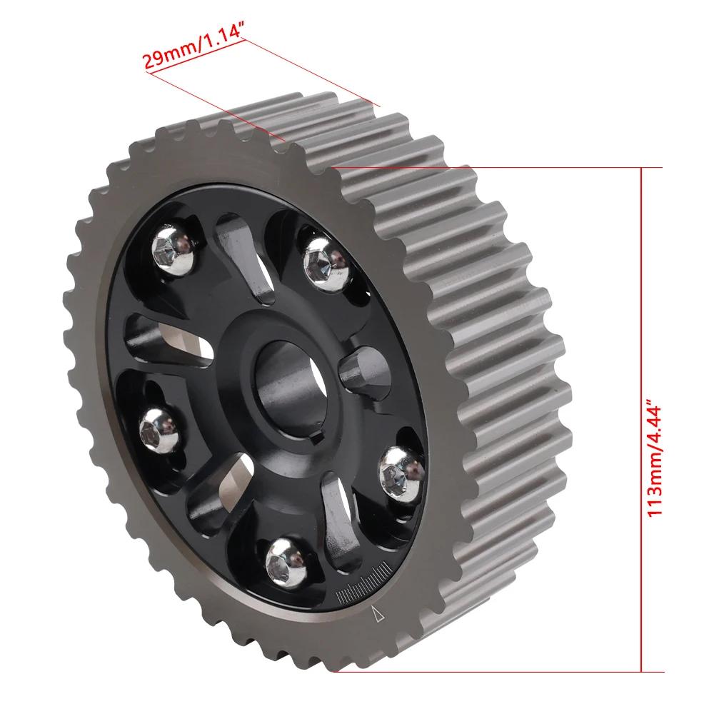 Justerbar kamaxelhjul kamaxelhjul remskiva Guld Blå Svart Röd För D-serie Honda Civic 92-95 Slitdelar