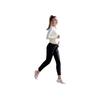 SAUCONY Solid Color Mid Waist Straight Leg Casual Pants Women Bottoms Black SC1239128-1