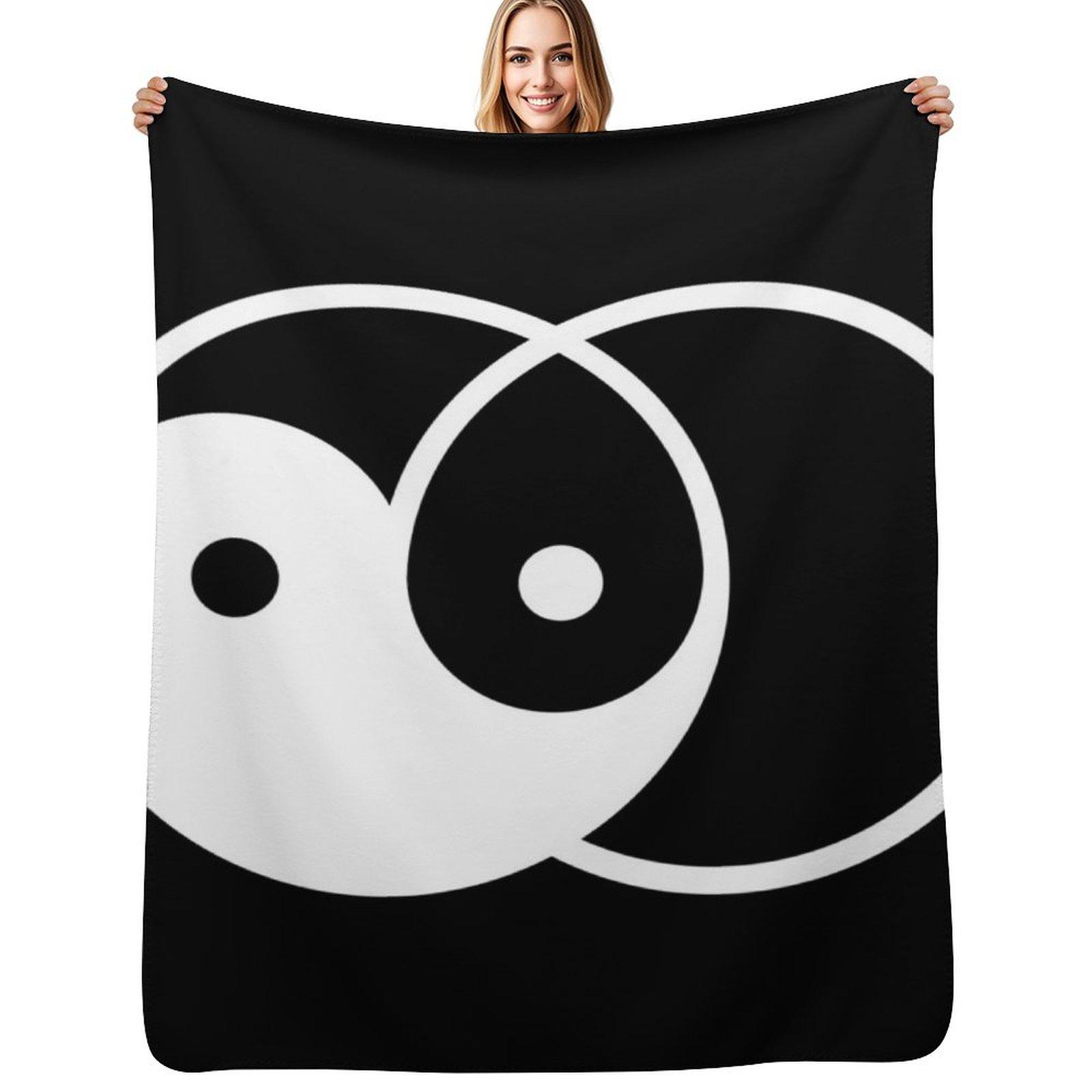 Circles Merch Throw Blanket Cozy Warm Blanket for Bed Room Decor 102x76cm(40x30in)