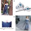 Elegant Frozen Princess Elsa Dress For Girls Ideal Christmas Party Outfit