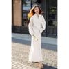Women's Elegant Knit Sweater and Skirt Set