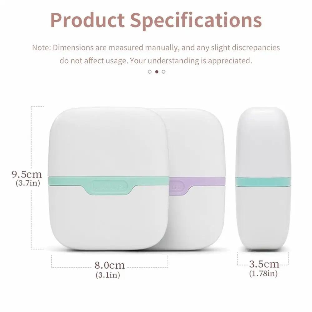 Double Headed Facial Ice Roller Used for Face and Eyes Facial Skin Care Tools Made of Resin Material 2 in 1 Massage Roller