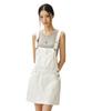 Deketeuumeon Signature Bib Overalls Skirts Dcwop002White