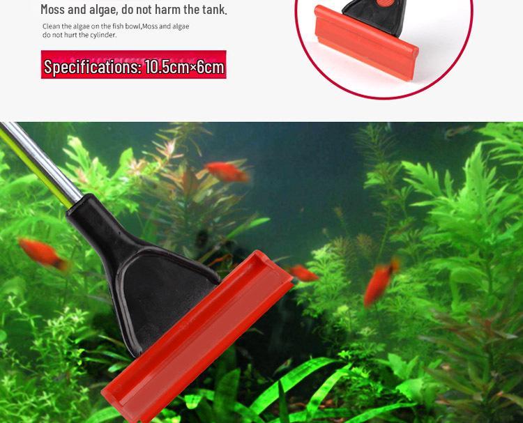 Multi-Function Long Handle Fish Tank Cleaning Brush