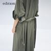 Women's Utility Trench Coat Shirt Dress