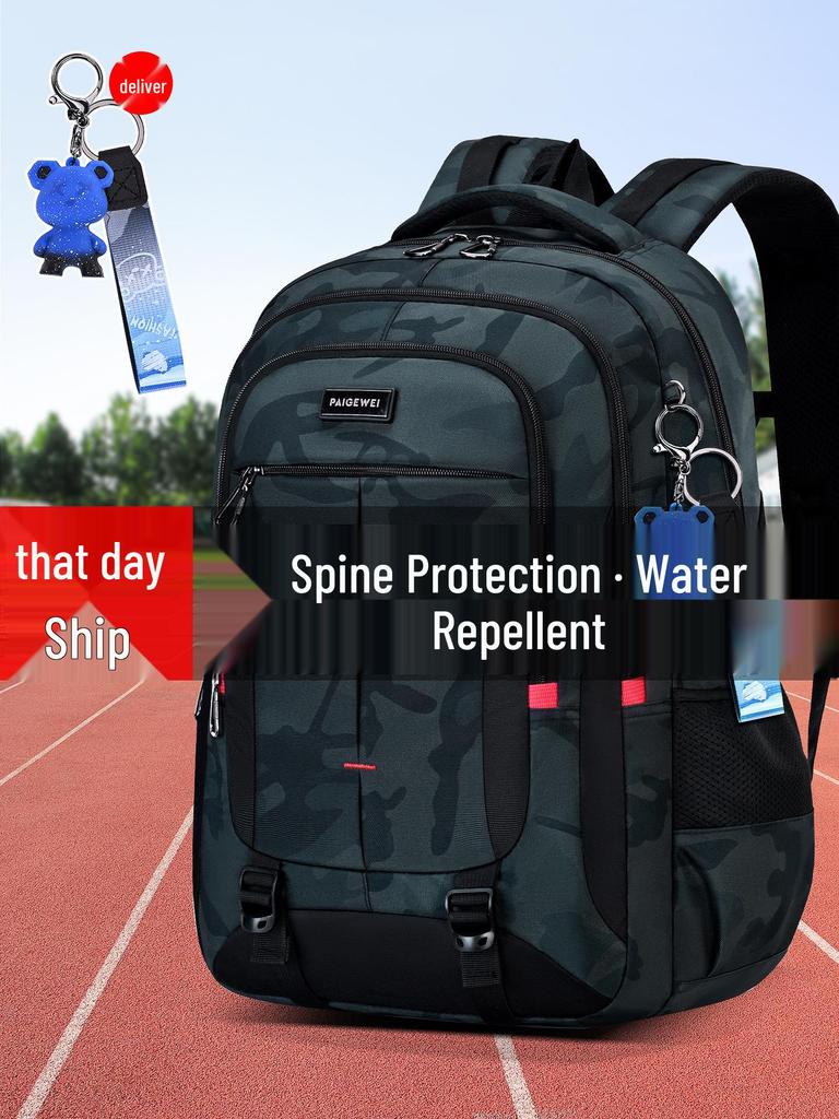 2026 Large Capacity Backpack for Boys - Ergonomic Design for Middle & High School Students