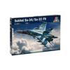 Italeri sukhoi su-34-su-32 fn, 1:72, kit de montage, aéronef à voilure fixe, avion militaire, sukhoi su-34-su-32 fn, bleu