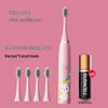 Cartoon-Themed IP7 Waterproof Kids' Sonic Electric Toothbrush with Soft U-Shaped Bristles