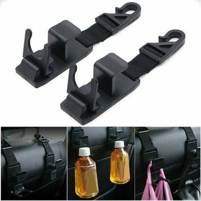 1/2/4Pcs Car Purse Holder Hook Adjustable Car Hooks for Headrest Multifunctional Car Seat